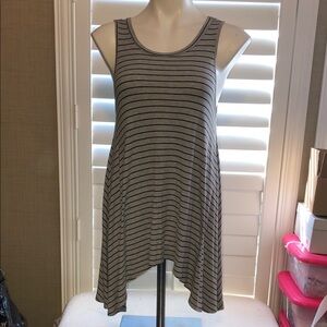 Striped Gray Tank Top